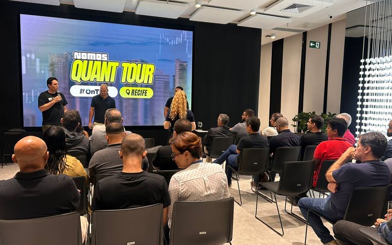 Palestra do Walter Robôs no Quant Tour, em Recife