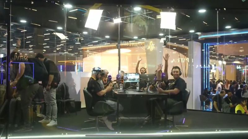 Walter Wolseley no podcast Arena Trader ao vivo durante o Expert XP 2025